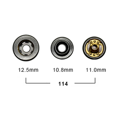 S114/Snap Button Bottom 3 Parts