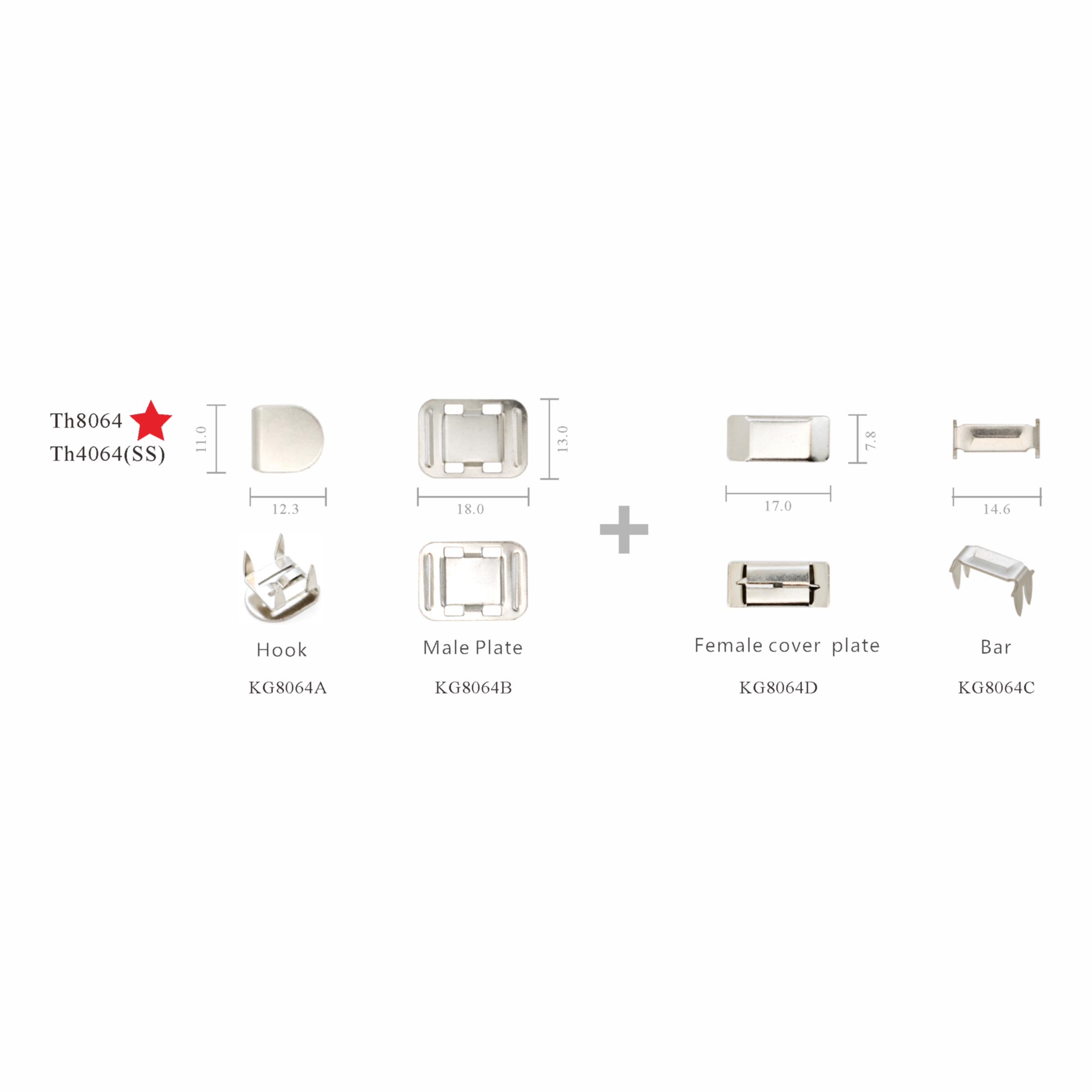 TH4064 Pantent Design Strong Hook and Bar