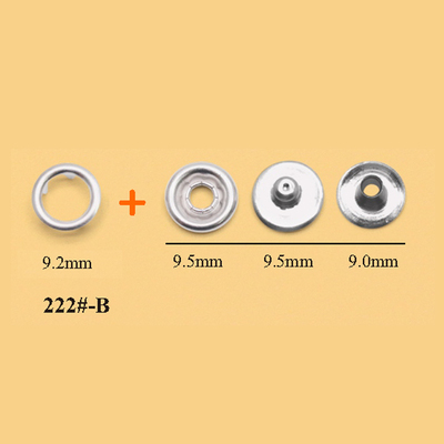 WZN222B/D9.2mm Prong Ring Snap Button