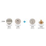 S309# 13mm Magnetic Snap Button