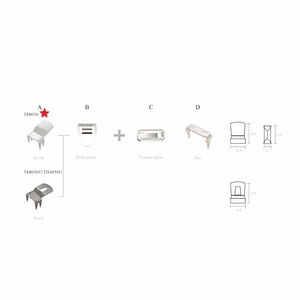 TH8056 4 Prongs Hook and Bar