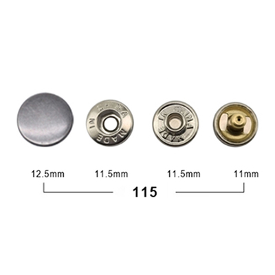 S115/D12.5mm Cap Snap Button