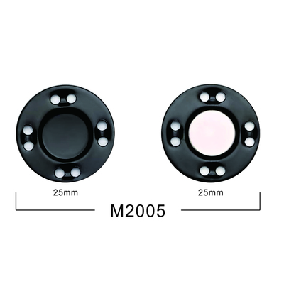 M2005/D25.0mm Magnetic Sew On Snap Button