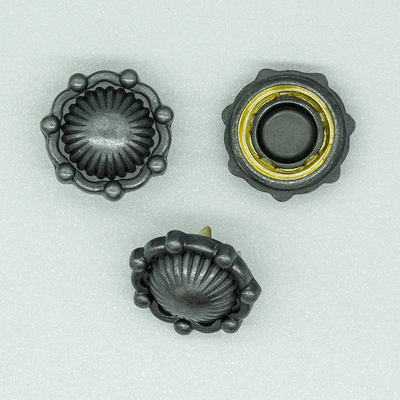 WA5075 -11.7mm Sun Flower Shape Snap Button 333#